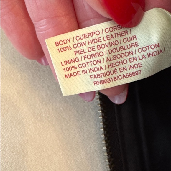 Lucky Brand Embroidered Leather Clutch - Picture 6 of 7